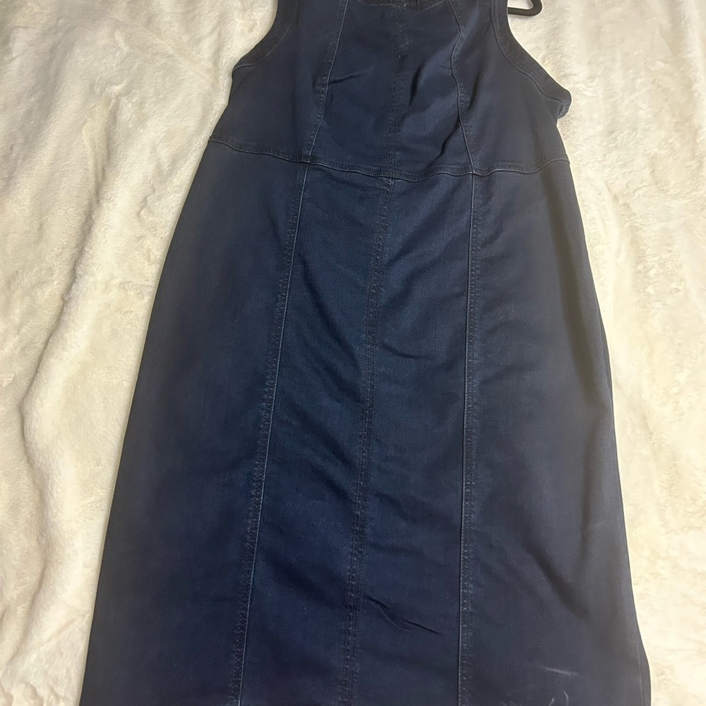 Ava & Viv Navy Midi Sheath Dress